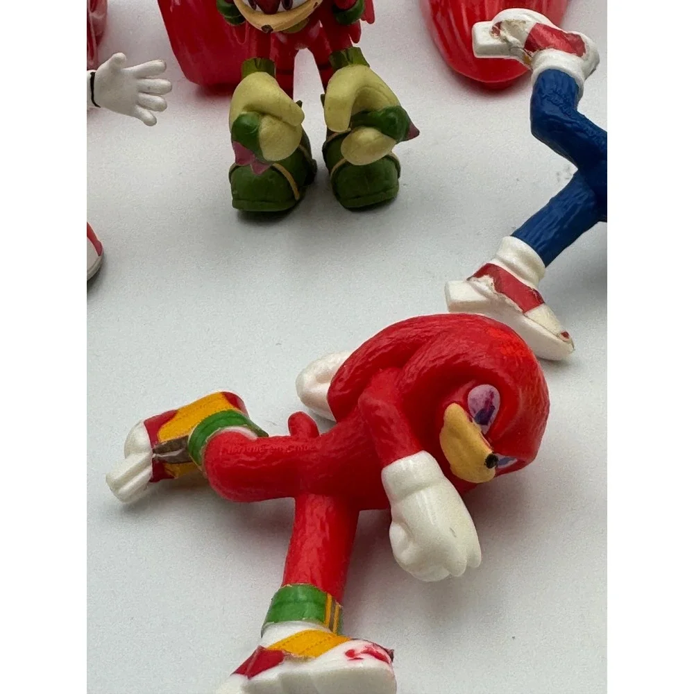 Sonic‎ the Hedgehog Figure Lot Jakks Pacific McDonald's 2021 Tails Knuckles SEGA